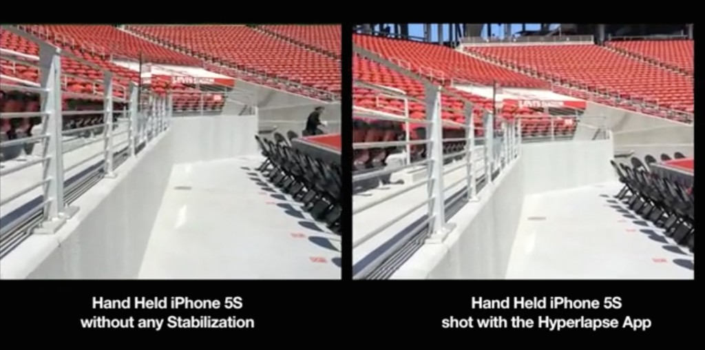 iPhone video Stabilization with Hyperlapse 