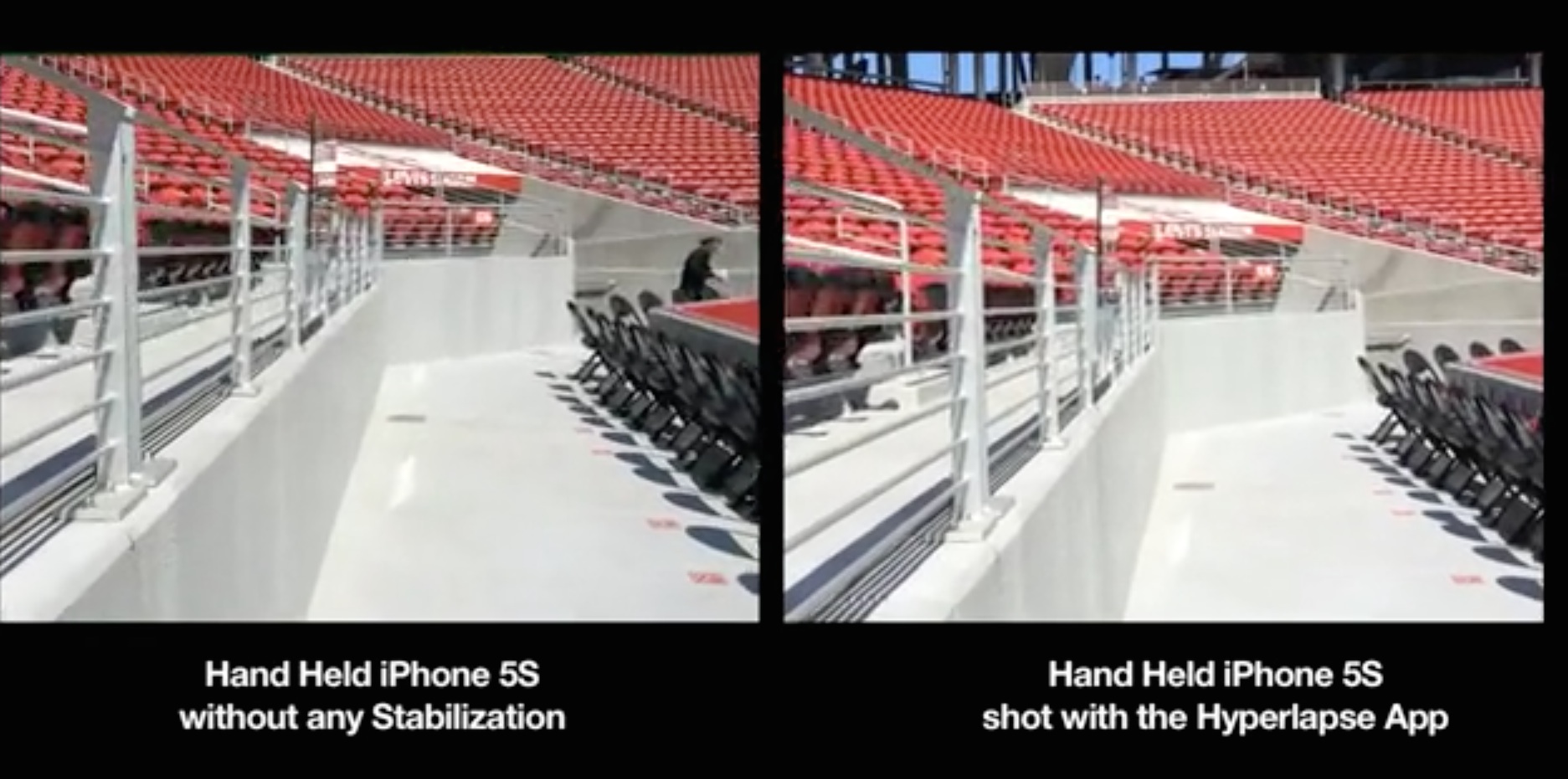 iPhone video Stabilization with Hyperlapse