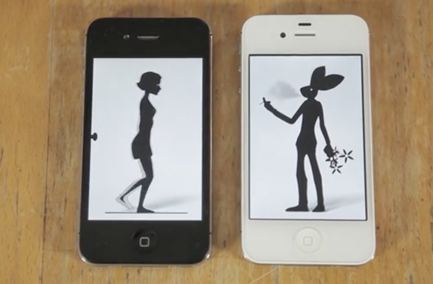 “Knock Knock”: an animated music video incorporating 14 mobile devices