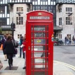 English phone booth-red