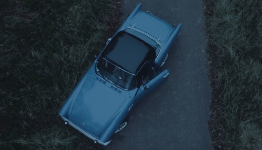 Image from a drone-shot music video