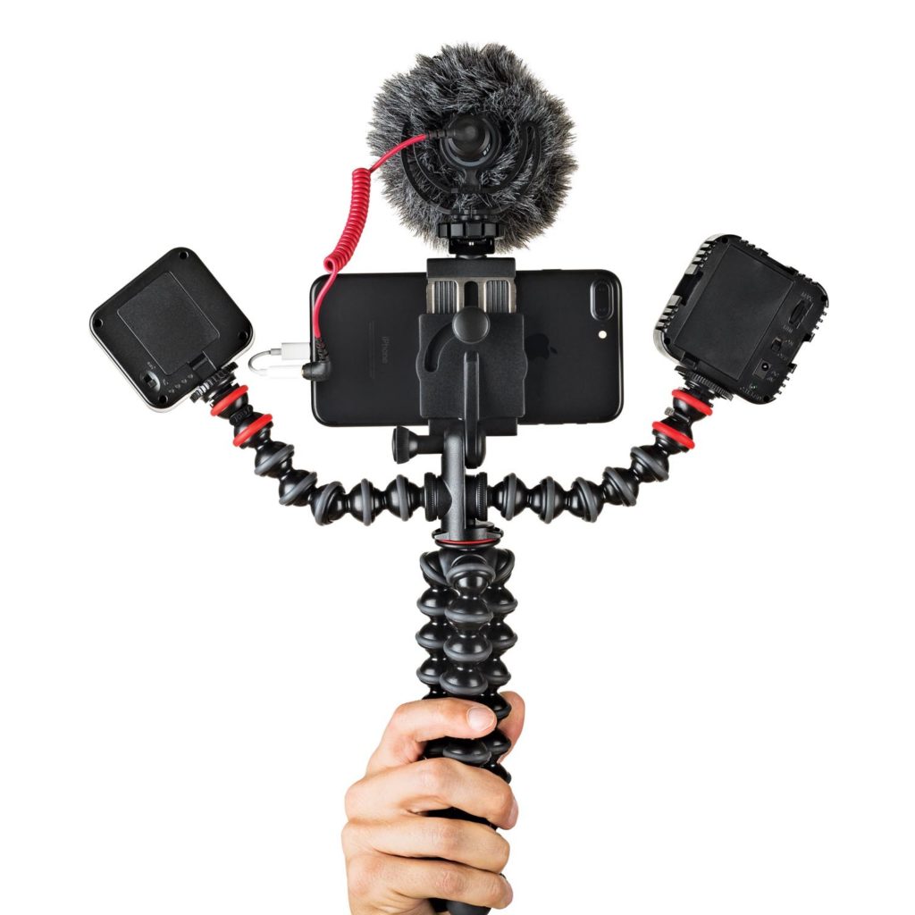 Joby GorillaPod MobileRig Holds Lights and a Mic