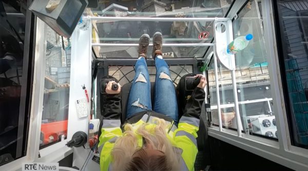 female crane operator